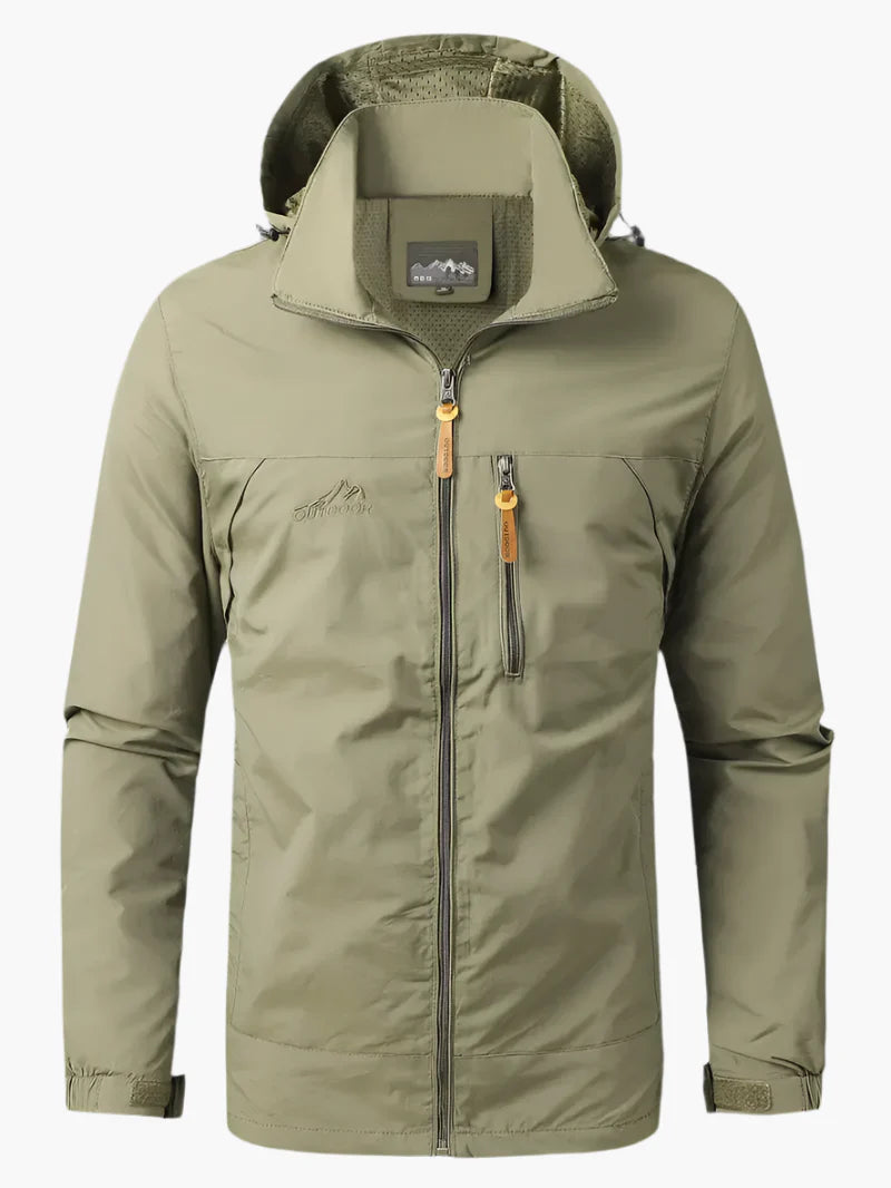 Men's Outdoor Jacket Waterproof and Windproof – Functional Hiking Jacket for Adventures and Daily Use
