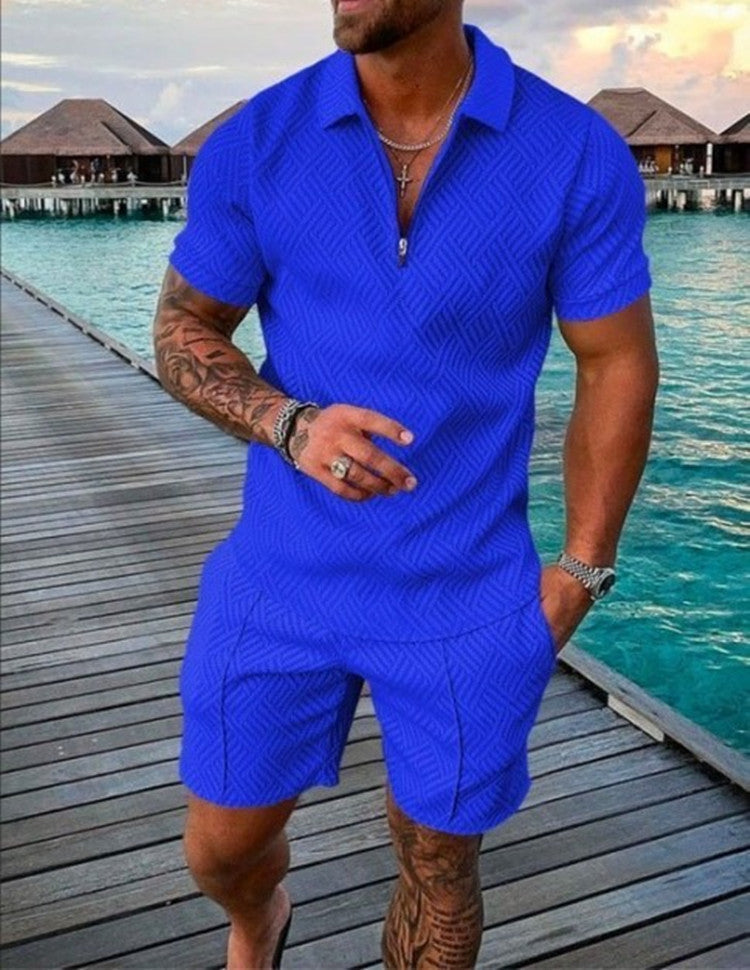 Harvey – Summer suit with short sleeves