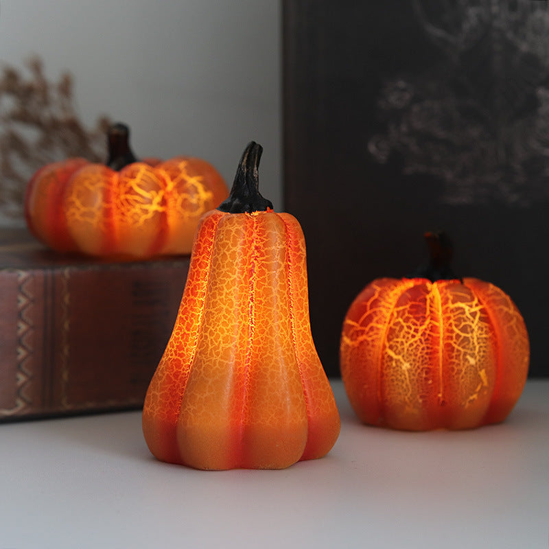 Halloween LED Decorative Pumpkin Lamps for Party & Spooky Atmosphere