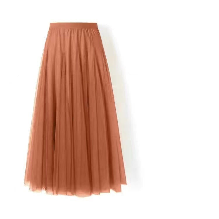 Women's pleated midi skirt – elegant A-line with flair for party, work & weekend