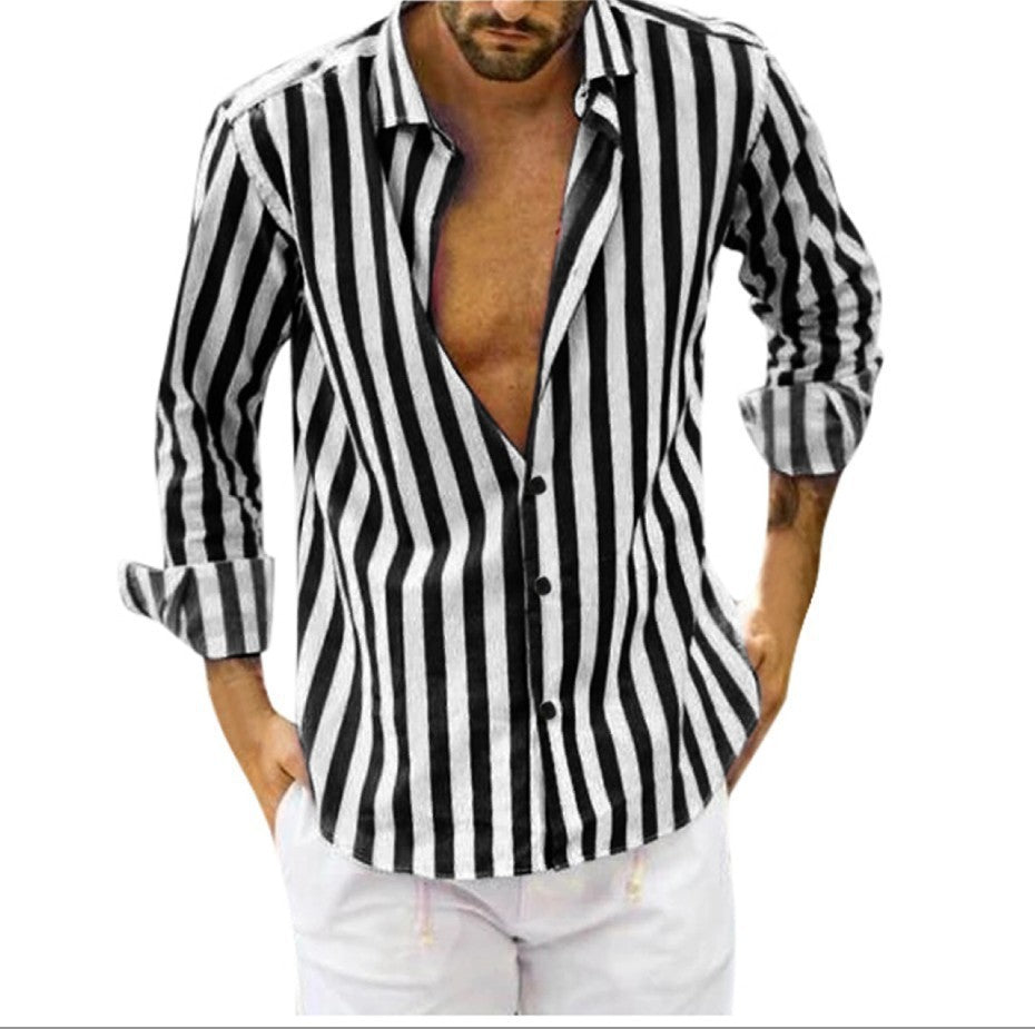 James – Loose Striped Polo Shirt