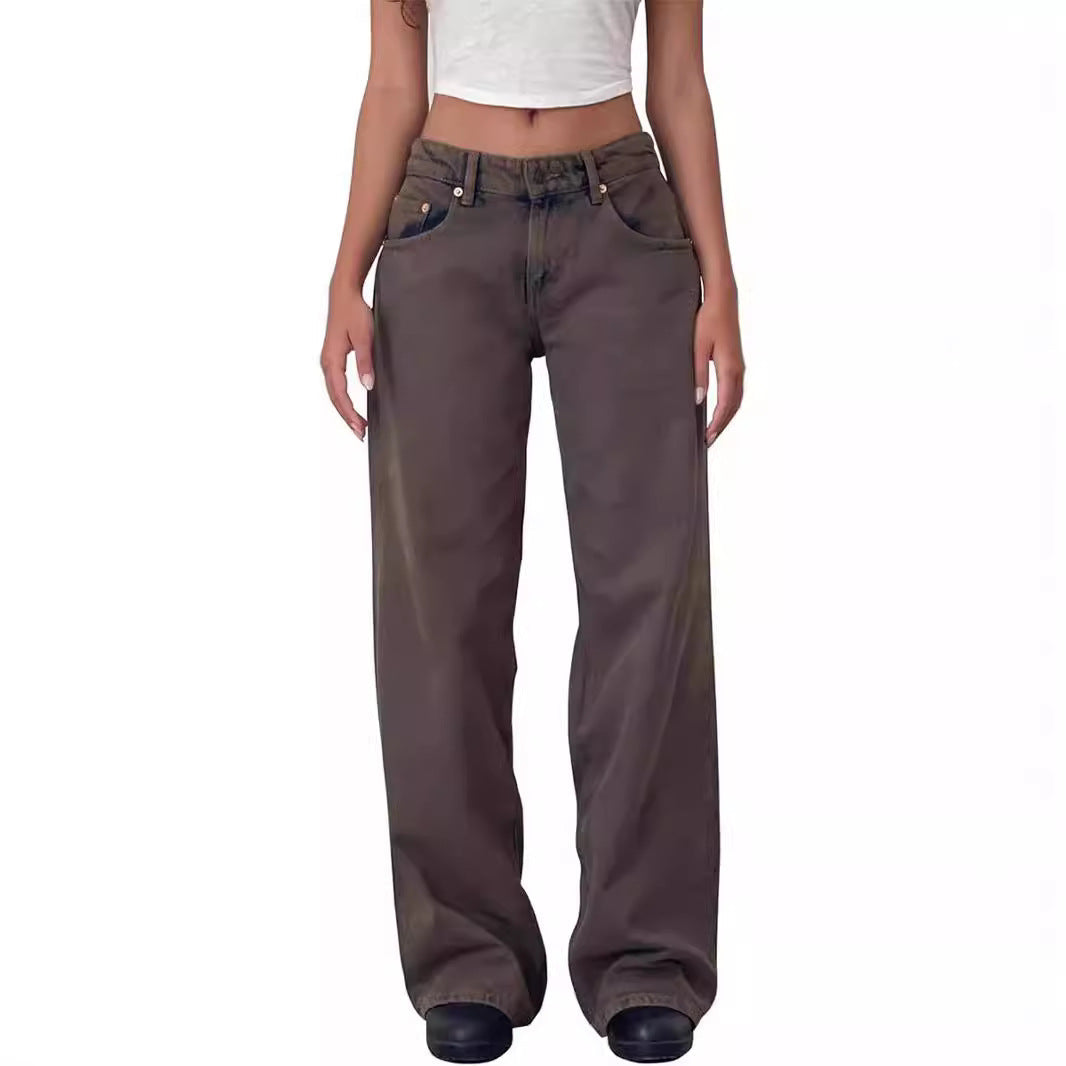 Vanessa – Wide Denim Pants with Feminine Cut