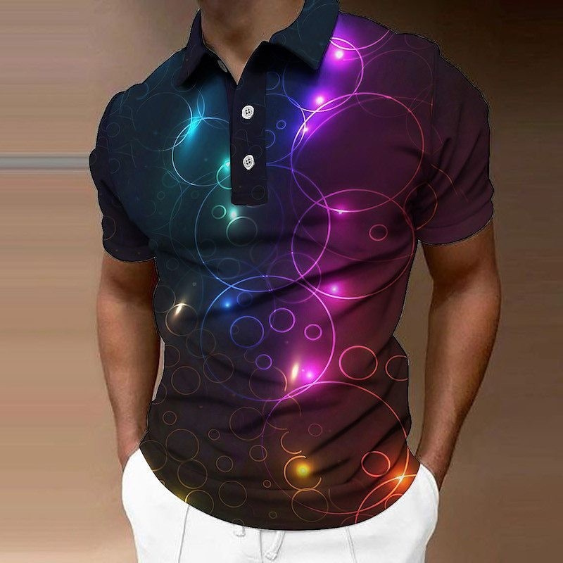Neville – Short Sleeve Street Style Shirt with Sailboat Print