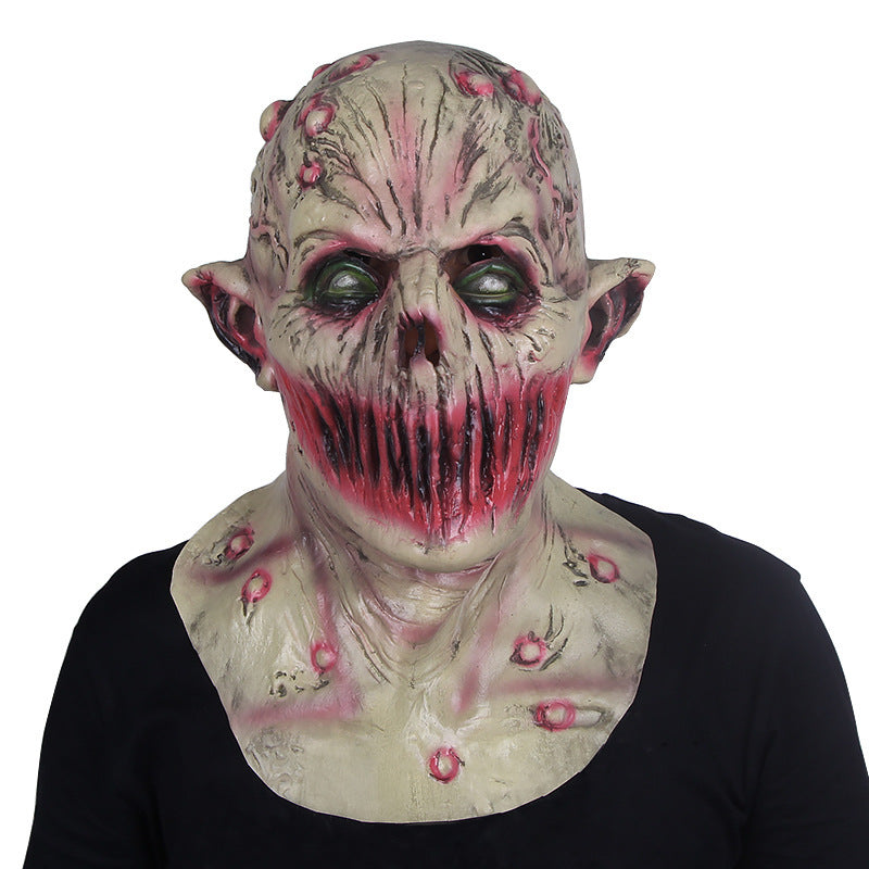 Halloween Deadly Silence Mask for Adults Unisex – Creepy Latex Mask for Party, Trick-or-Treat and Party Decoration