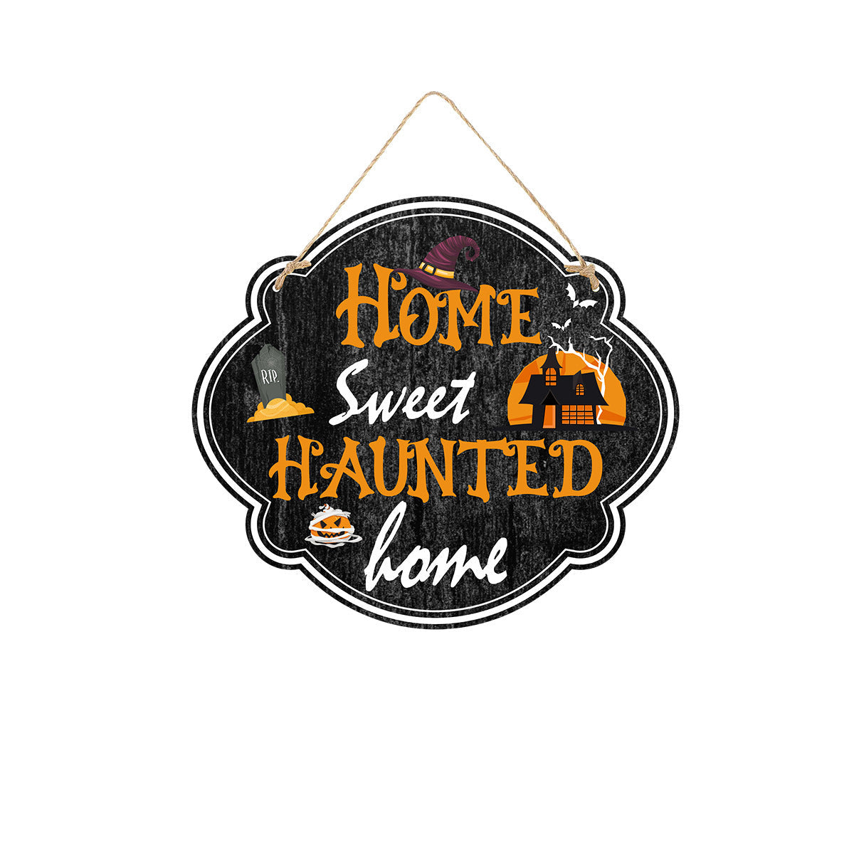 Halloween Doorboard Hanger Set - Funny and Spooky Decoration for Halloween Parties and Trick-or-Treat