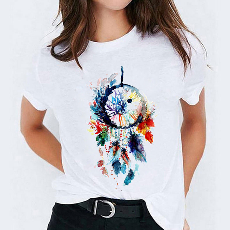 Vanessa – Cute Cotton T-shirt with Short Sleeves