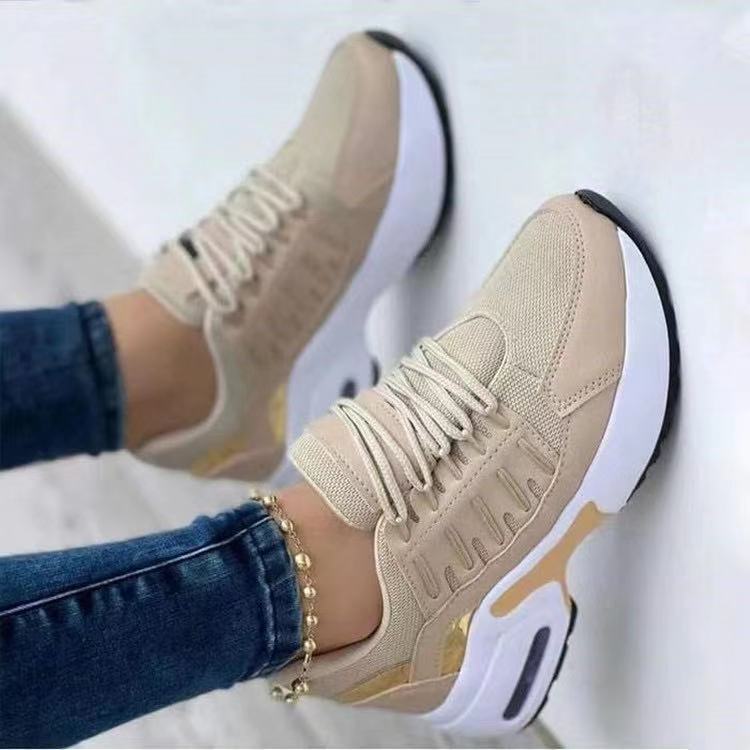 Linda – Casual Sneakers with Mesh and Laces