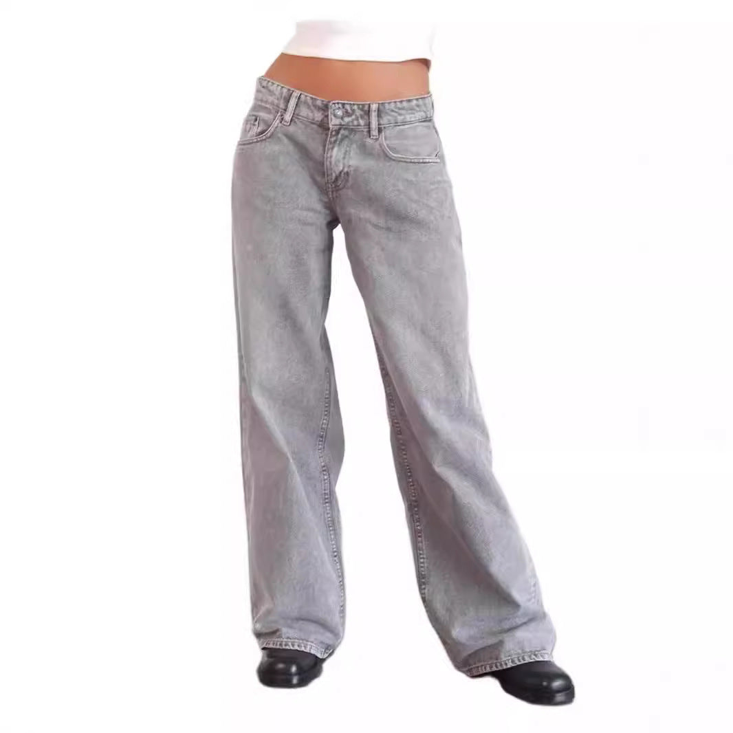 Vanessa – Wide Denim Pants with Feminine Cut
