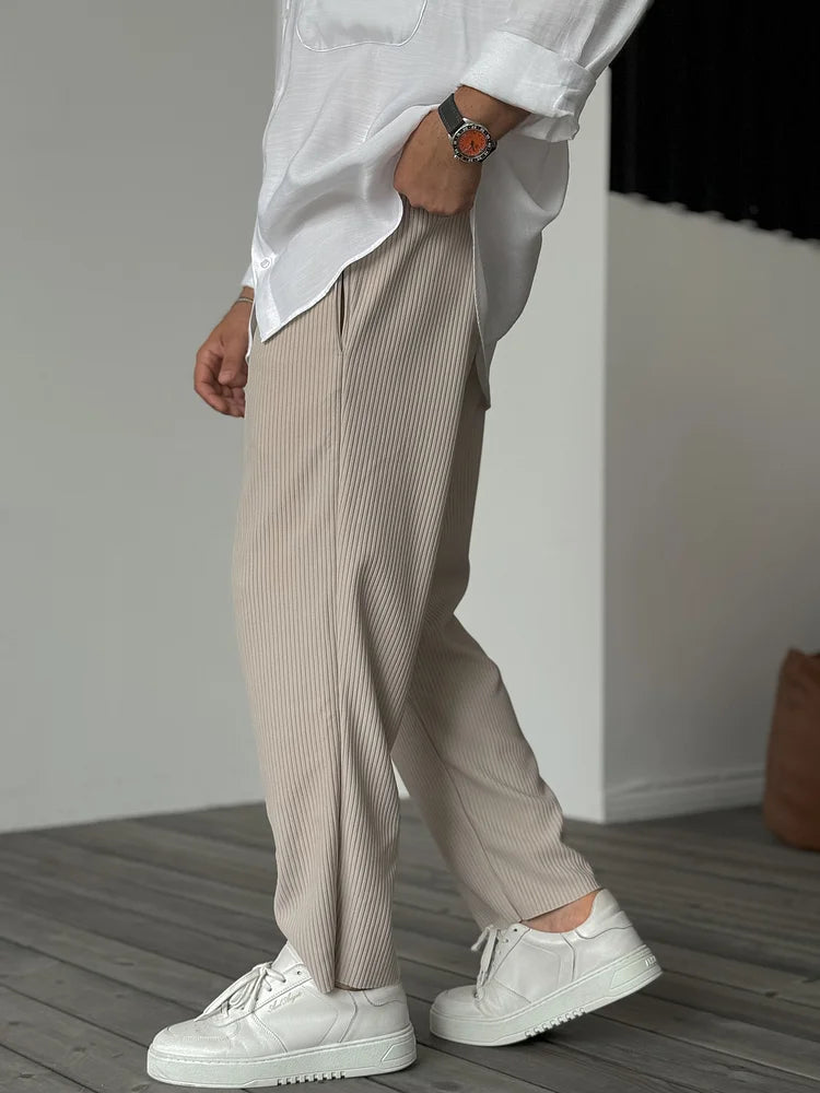 Men's Luxury Comfort Pleated Pants – Elegant and Versatile for Every Occasion