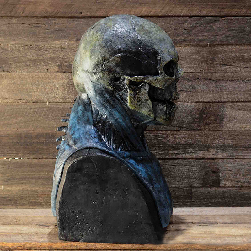 Halloween Skeleton Muscle Mask Latex – Creepy Costume & Decoration for Adults