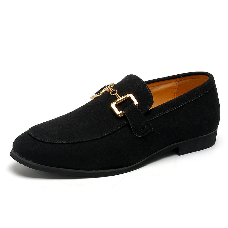 Heren Klassieke Loafers met Gesp – Elegante Instappers voor Kantoor en Casual