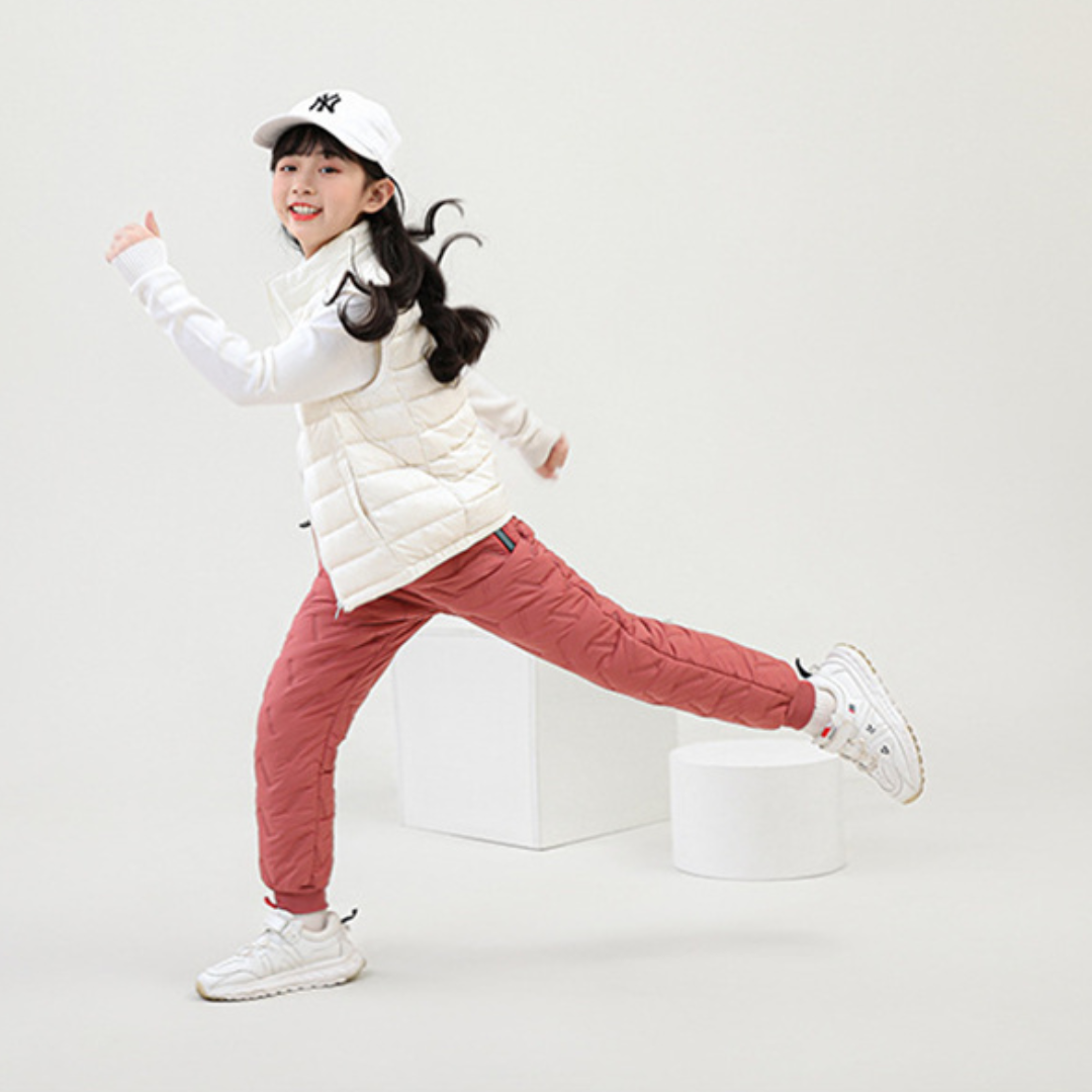 Children's Outdoor Winter Pants Padded Fleece Warm Water-Repellent – Ideal for Playing & Winter Activities