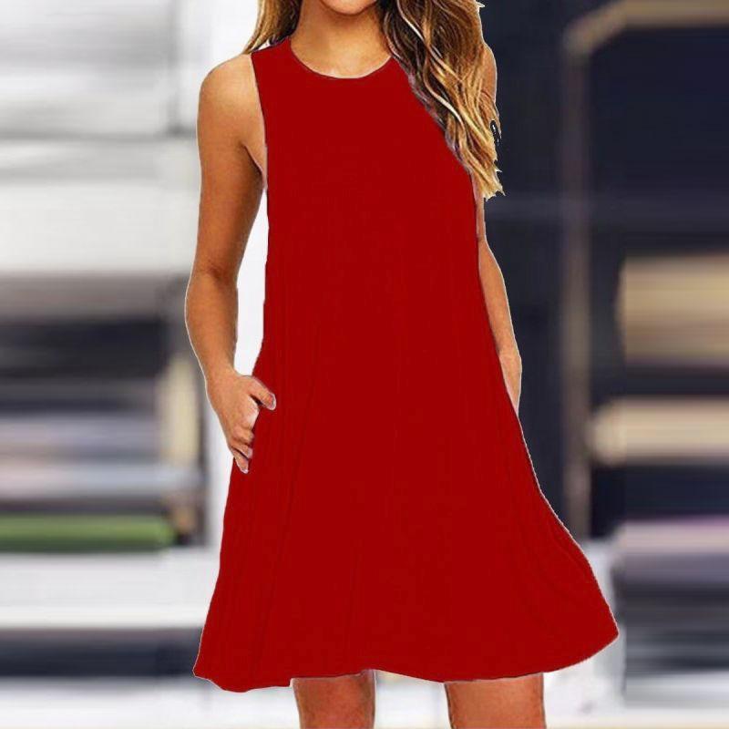Ladies A-line Summer Dress with Casual Fit