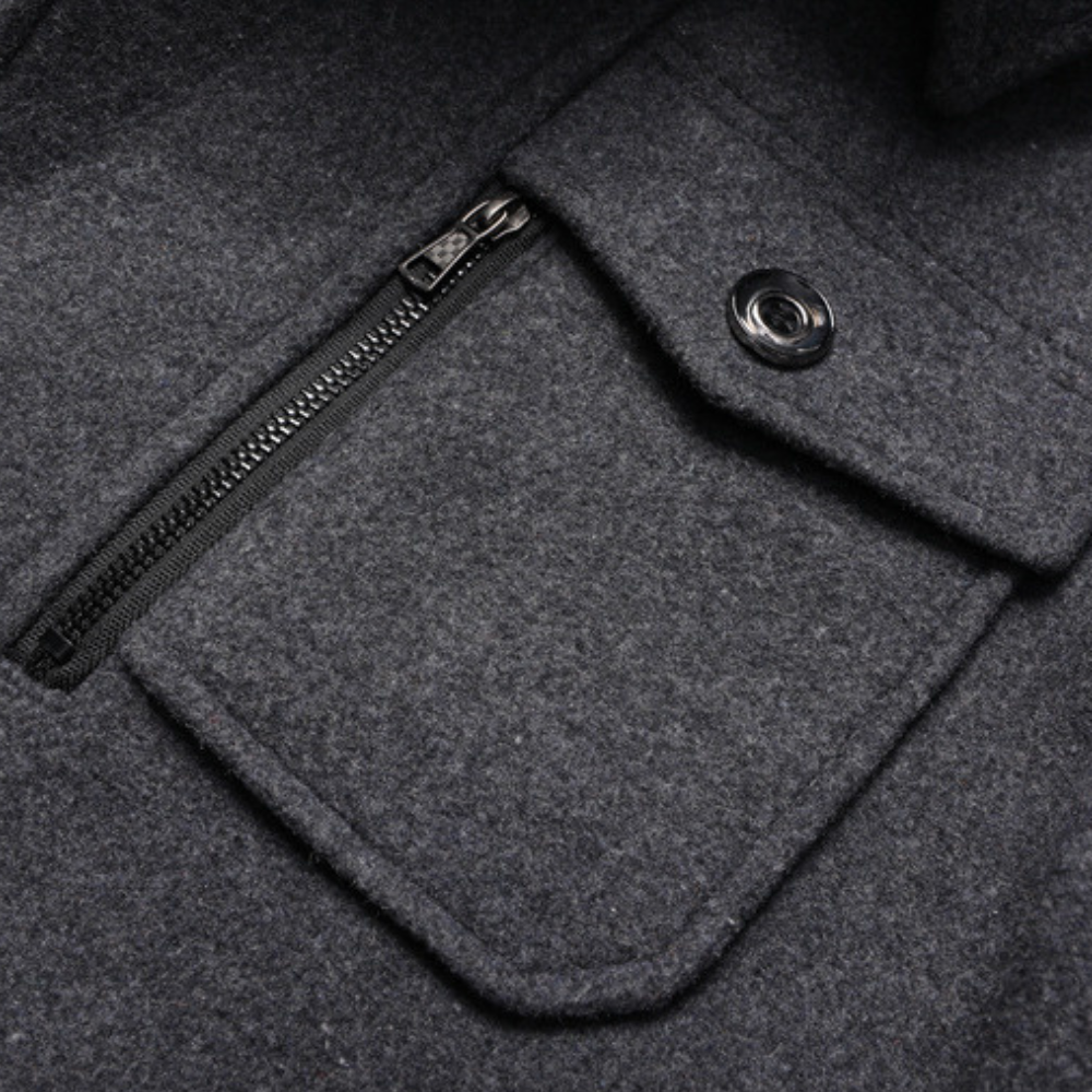 Men's Winter Jacket Two-piece Elegant - Stylish Neat Jacket for Work and Leisure