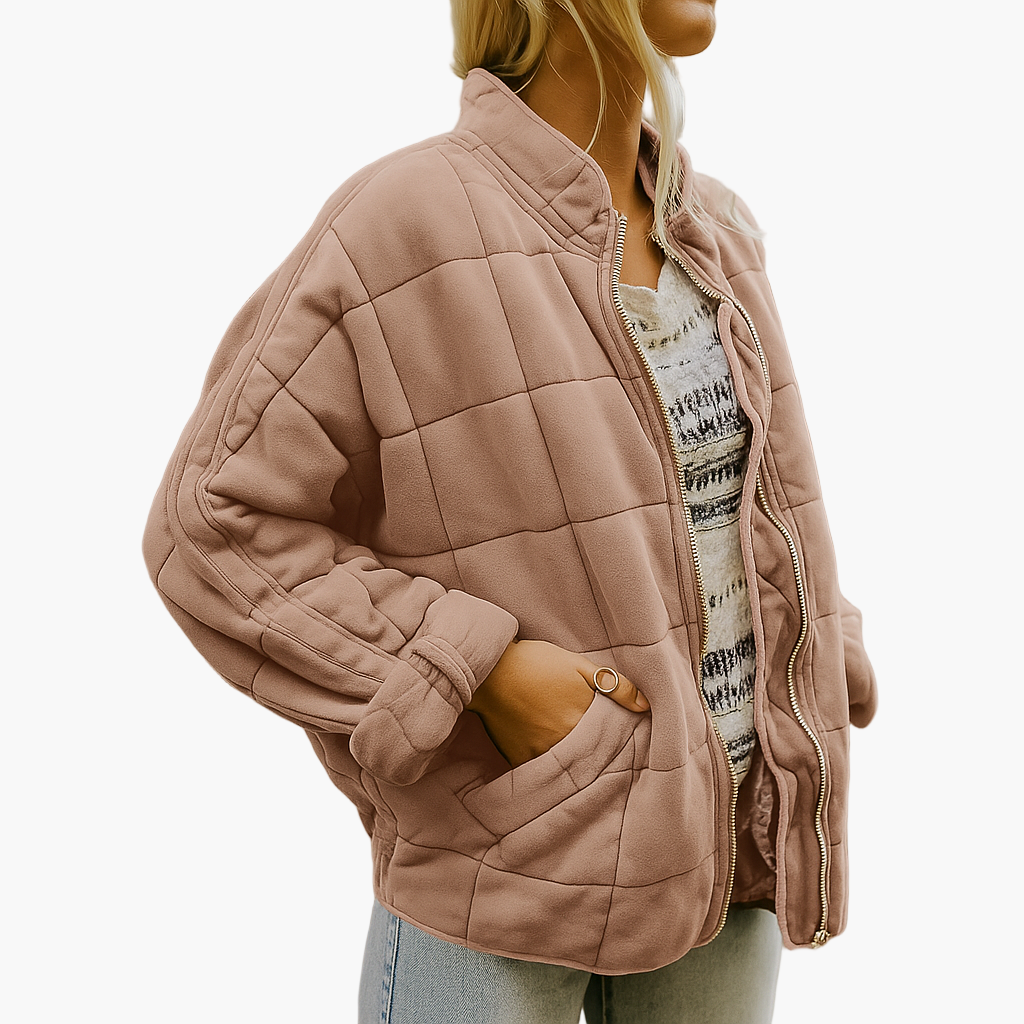 Women's Jacket – Fashionable Quilted Jacket for Autumn and Winter – Comfortable and Stylish Outdoor Jacket