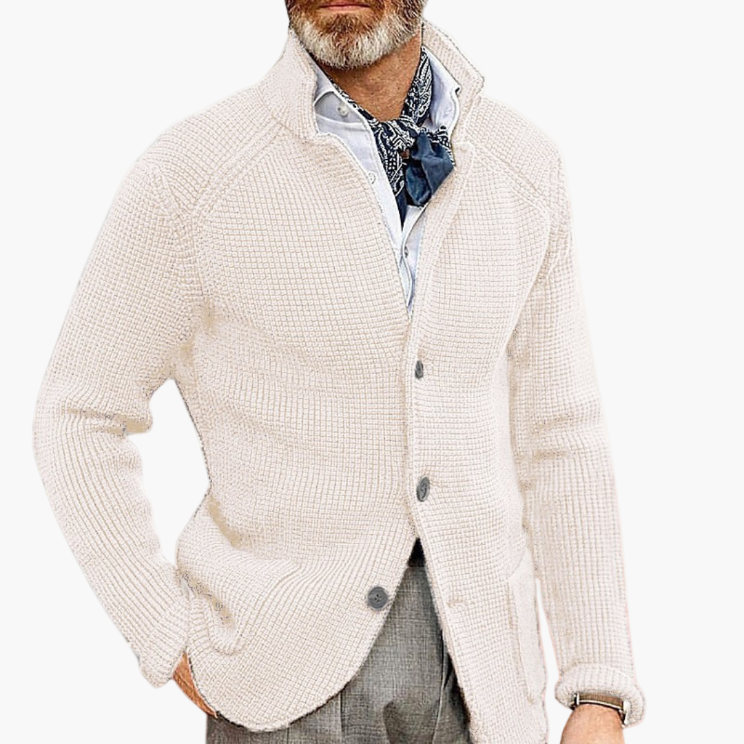 Men's Knitted Vest – Stylish and Comfortable Cardigan for Business and Casual Use