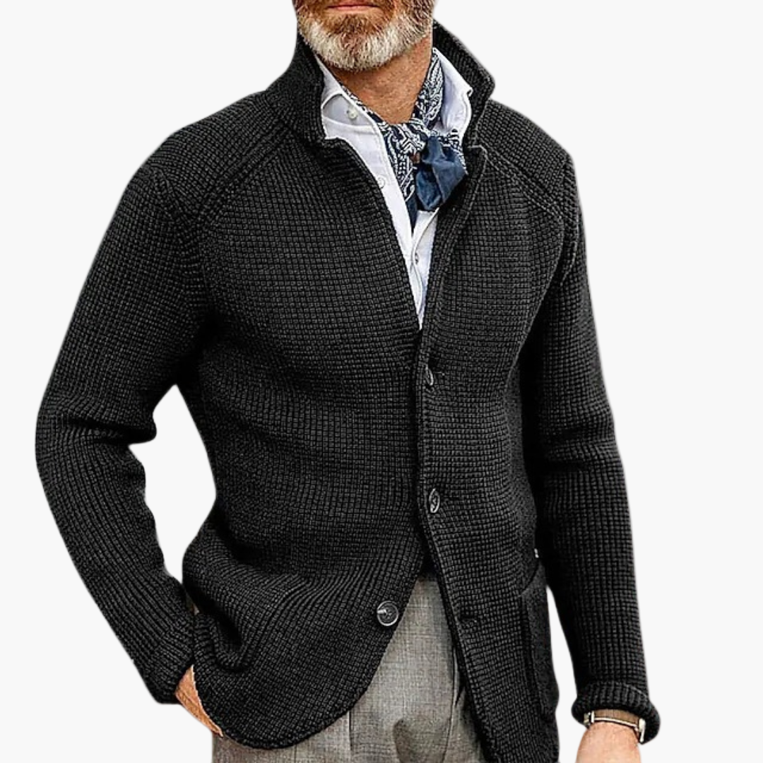 Men's Knitted Vest – Stylish and Comfortable Cardigan for Business and Casual Use