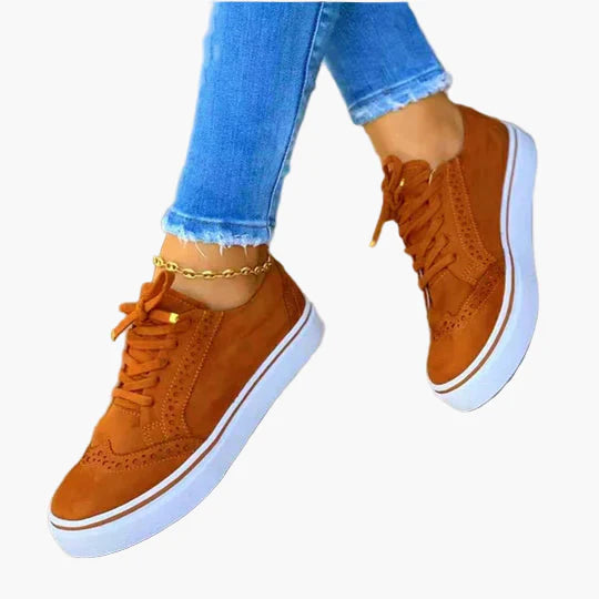 Women's Orthopedic Sneakers with Laces – Comfortable Walking Shoes for Daily Use