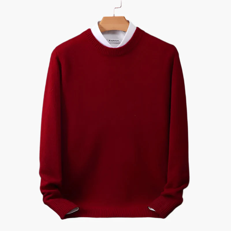 Men's Classic Pullover with Collar – Stylish Sweater for Business and Casual