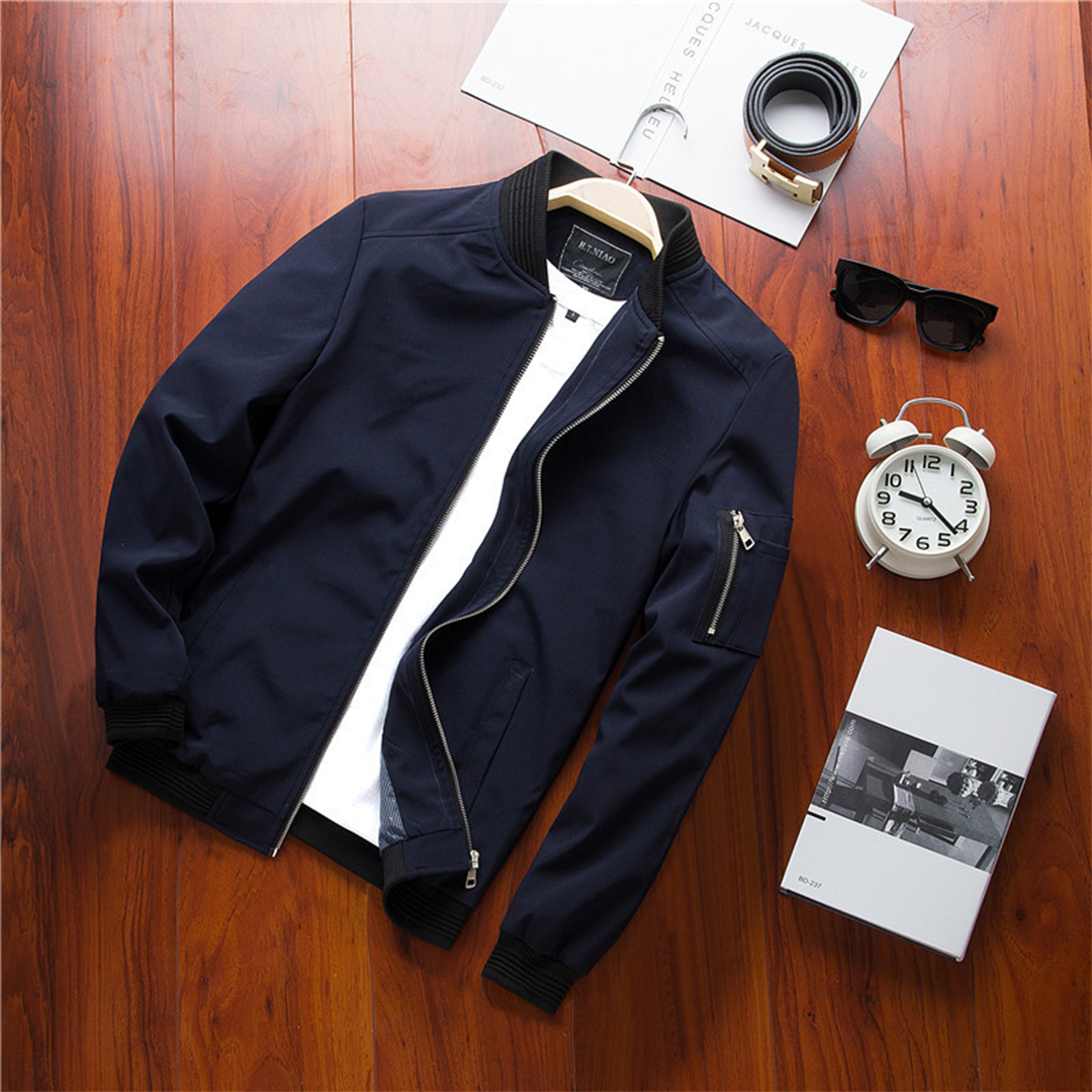 Men's Bomber Jacket Stylish and Versatile Spring and Summer Jacket Casual & Formal
