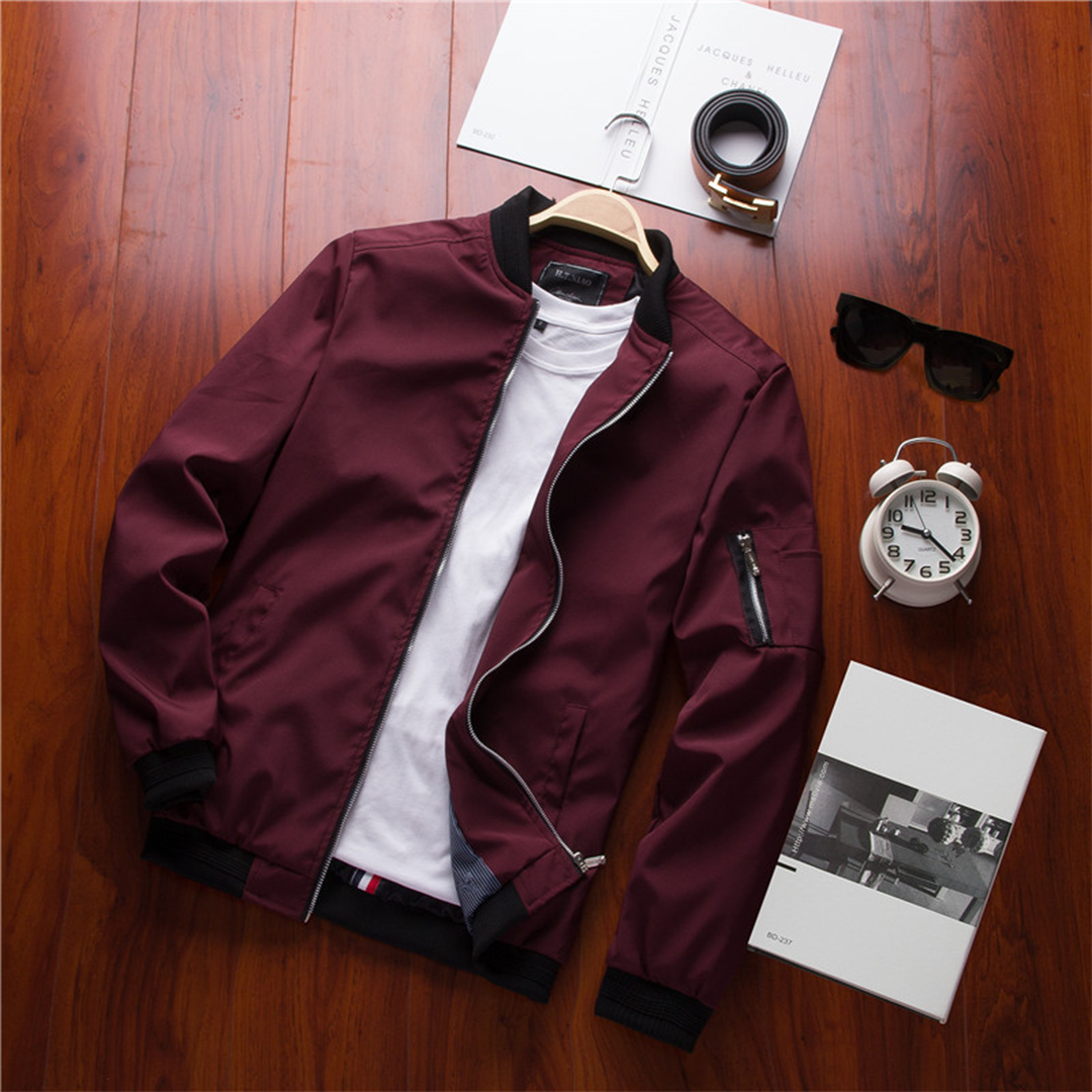 Men's Bomber Jacket Stylish and Versatile Spring and Summer Jacket Casual & Formal