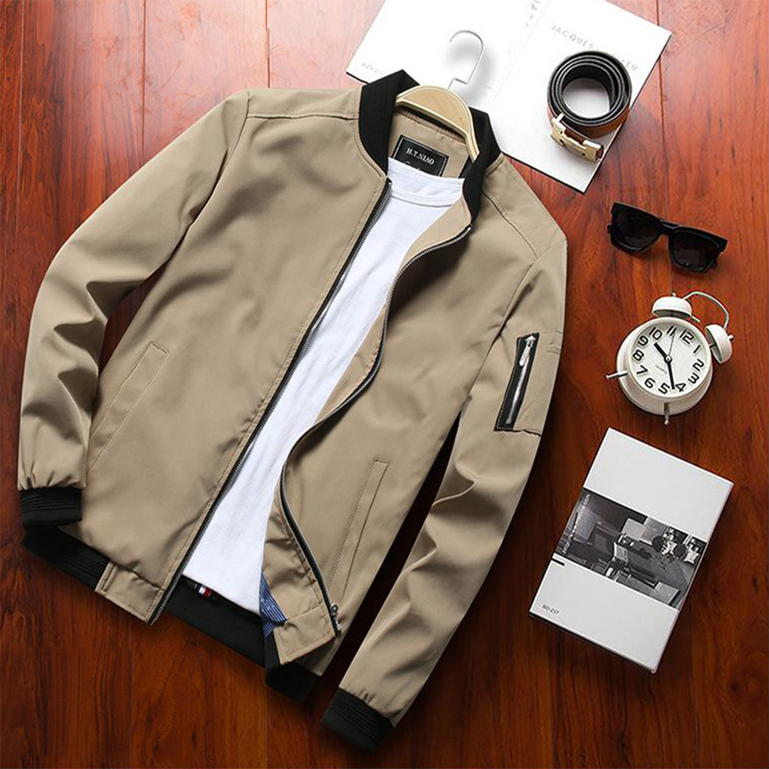 Men's Bomber Jacket Stylish and Versatile Spring and Summer Jacket Casual & Formal