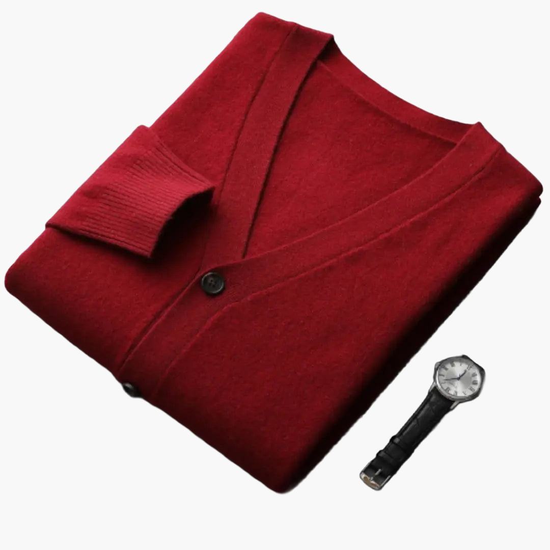 Women's Cardigan – Classic V-neck Sweater for Comfort and Style, Casual and Business