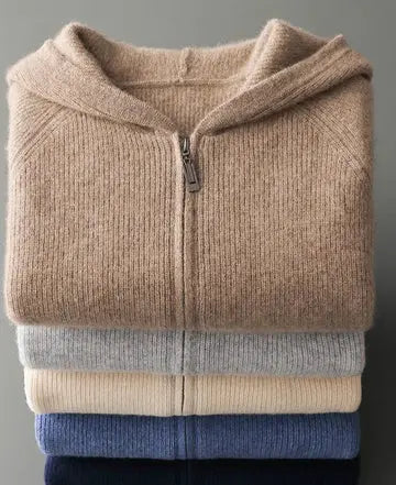 Men's Hooded Knitted Vest for Comfort and Style – Ideal for Casual & Semi-Formal Occasions