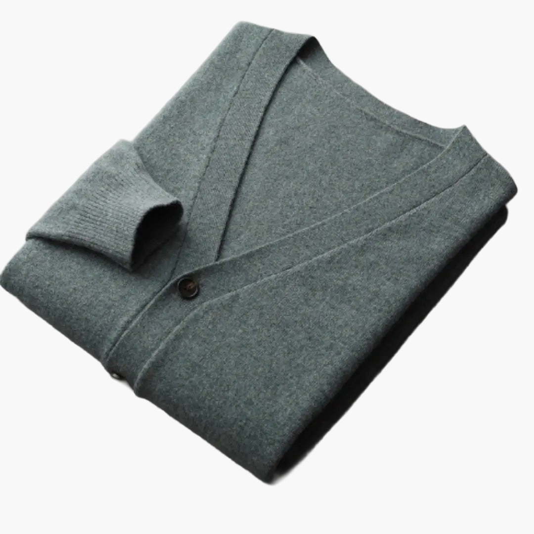 Women's Cardigan – Classic V-neck Sweater for Comfort and Style, Casual and Business