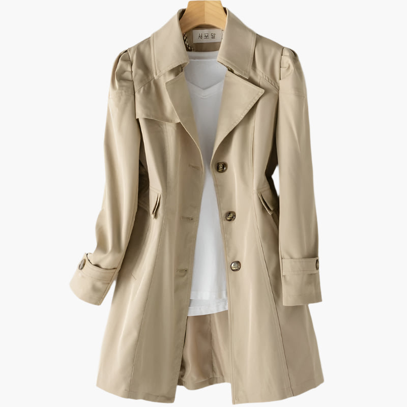 Women's Trench Coat Stylish and Versatile – Ideal for Work, Leisure, and Evenings Out