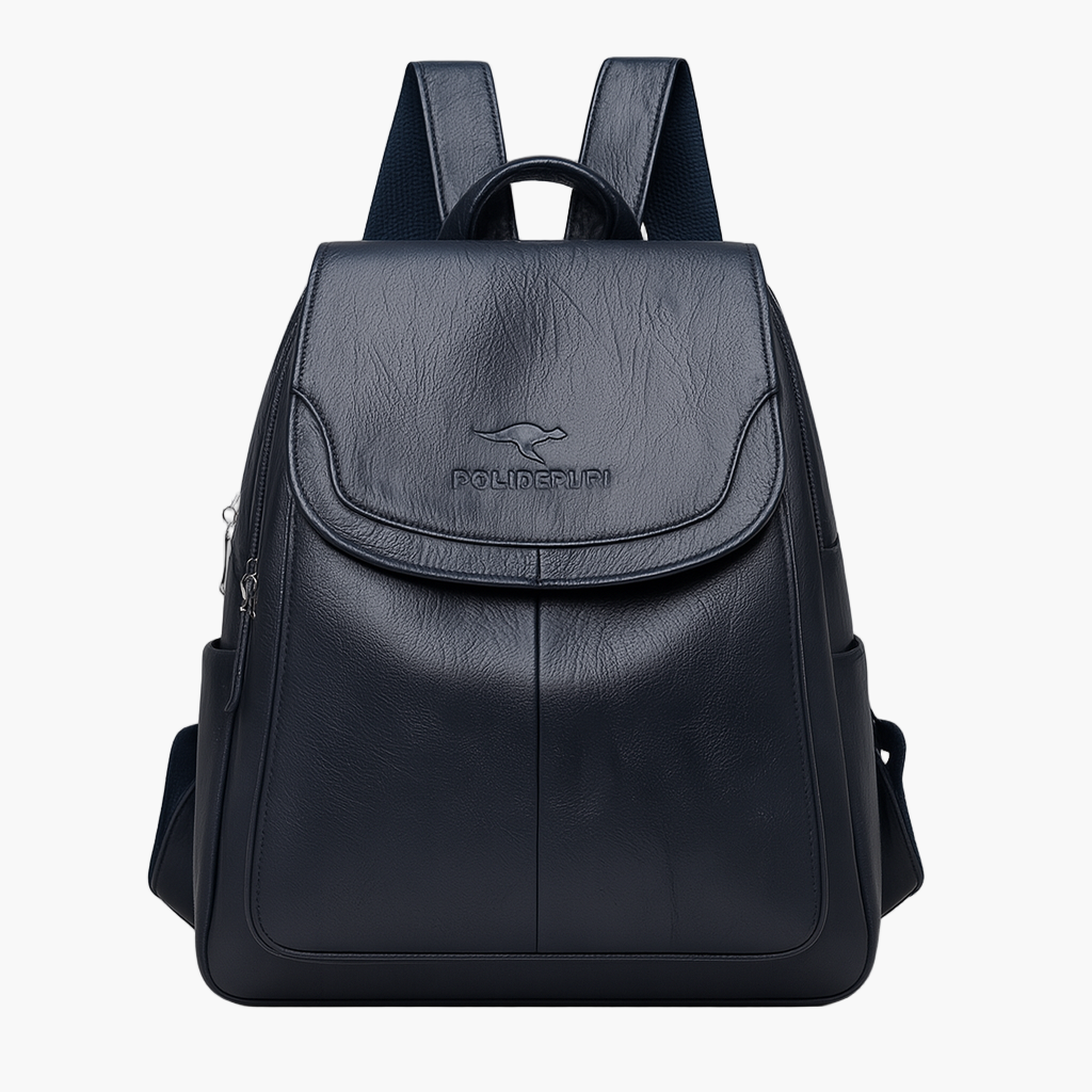 Women's Anti-theft Leather Backpack – Fashionable City & Work Backpack