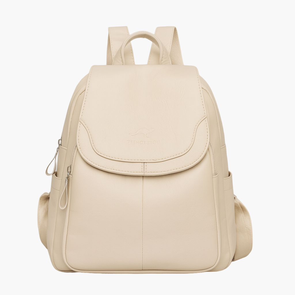 Women's Anti-theft Leather Backpack – Fashionable City & Work Backpack