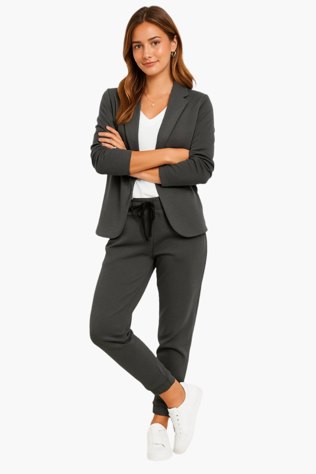 Women's Suit with Blazer and Trousers in Modern Fit