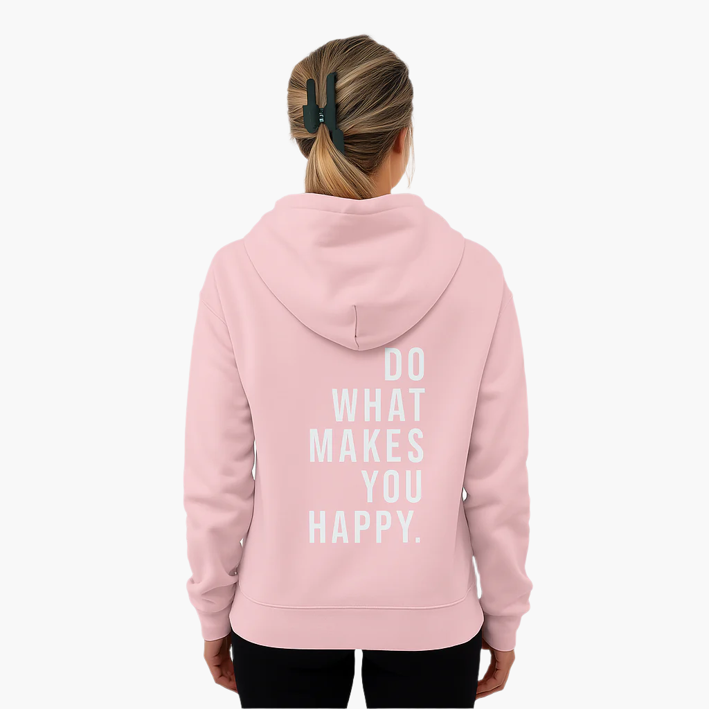 Women's Comfortable Hoodie with Text Print – Trendy Sweater for Leisure and Outdoor