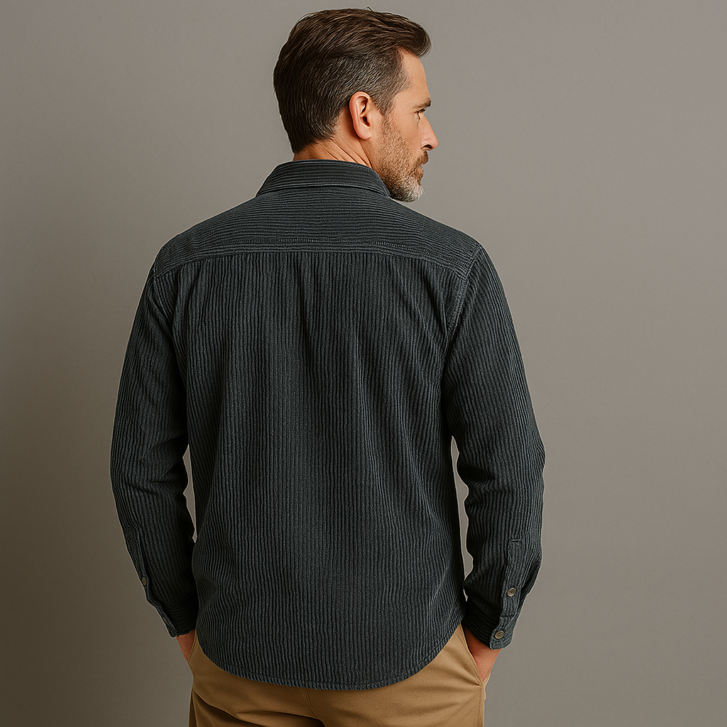 Men's Corduroy Shirt Casual Stylish For Daily Use