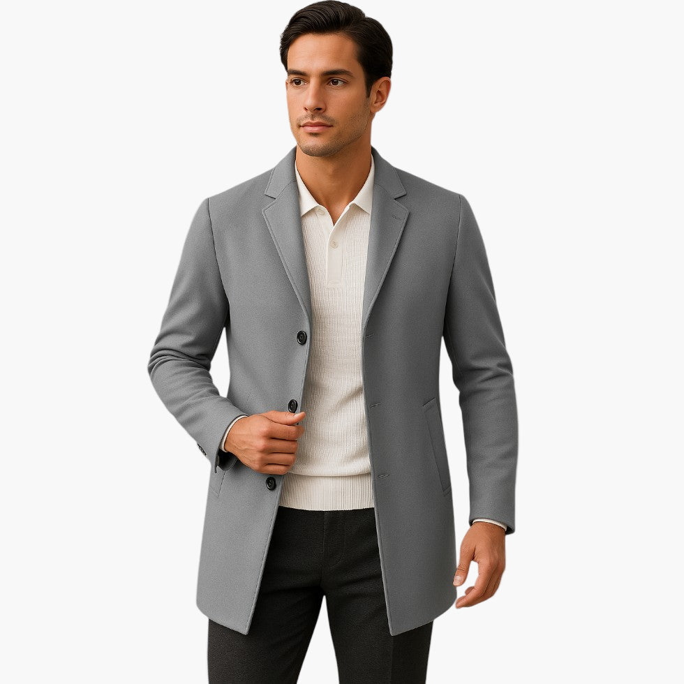 Men's Jacket – Classic Blazer Model for Spring – Elegant and Timeless Style
