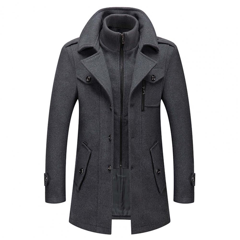 Men's Winter Jacket Two-piece Elegant - Stylish Neat Jacket for Work and Leisure