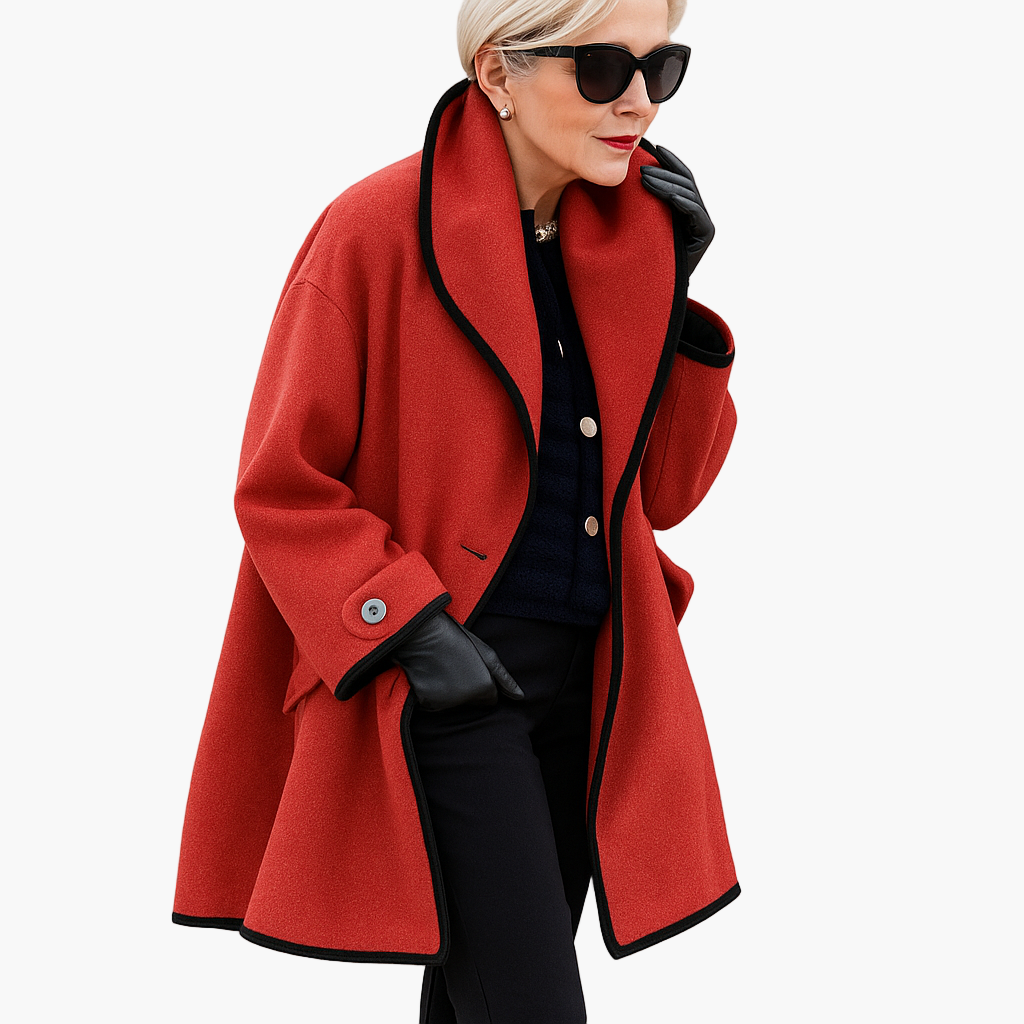 Women's Oversized Trenchcoat – Stylish Elegance for Winter, Fashionable Coat for Daily Use