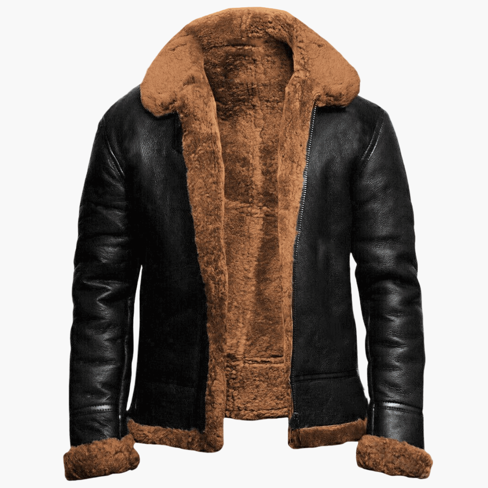 Men's Aviator Pilot Jacket Winter – Timeless and Stylish Fur Jacket