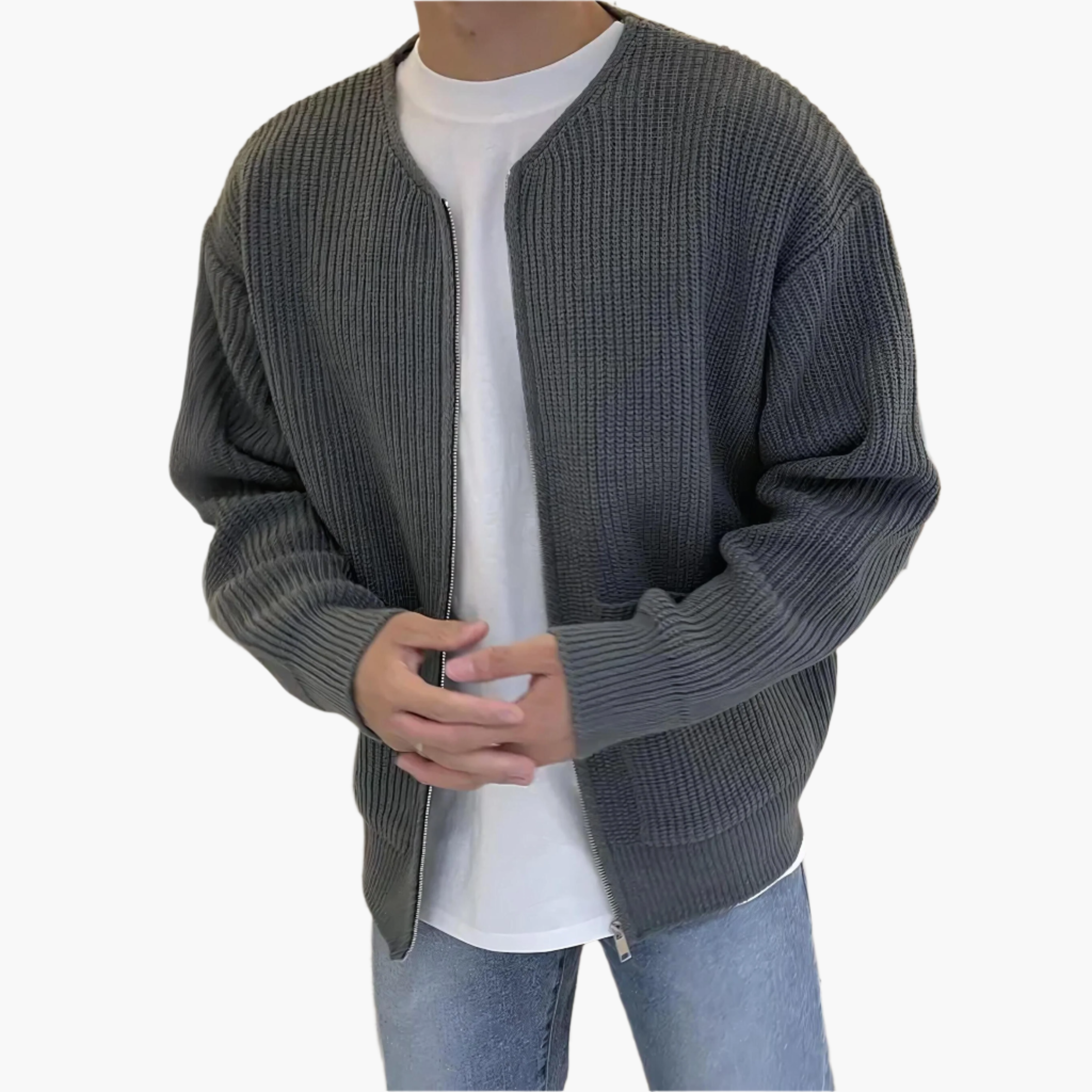 Men's Cardigan Casual Knitted Jacket Stylish Comfortable Daily