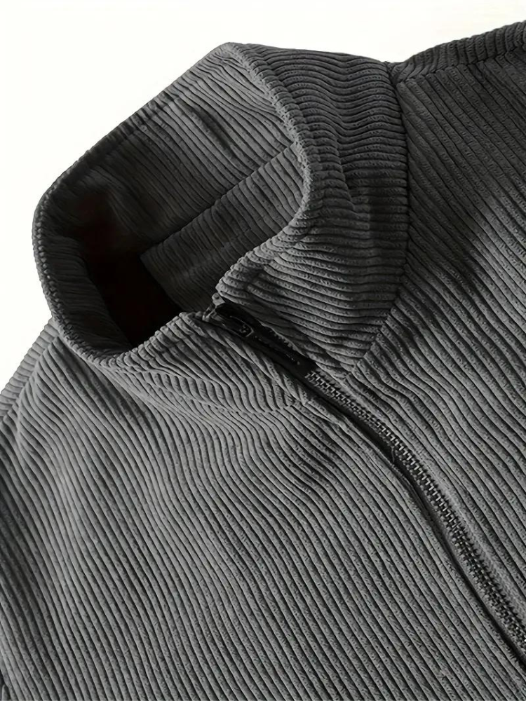 Men's Casual Winter Jacket Bomber Style for Urban Use and Leisure Time