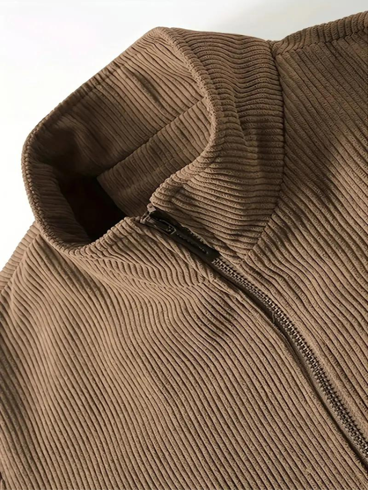 Men's Casual Winter Jacket Bomber Style for Urban Use and Leisure Time