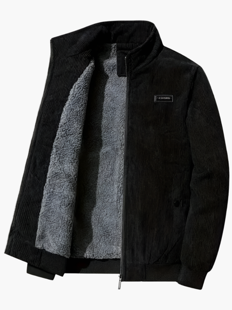 Men's Casual Winter Jacket Bomber Style for Urban Use and Leisure Time