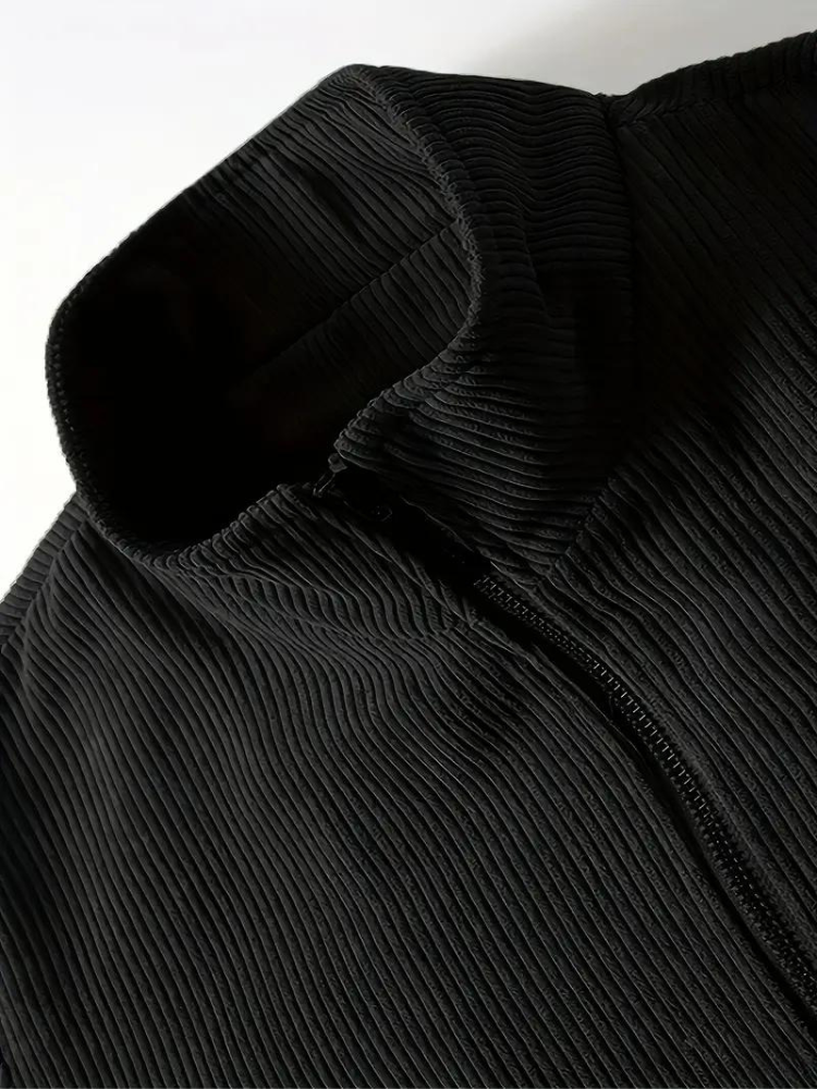 Men's Casual Winter Jacket Bomber Style for Urban Use and Leisure Time
