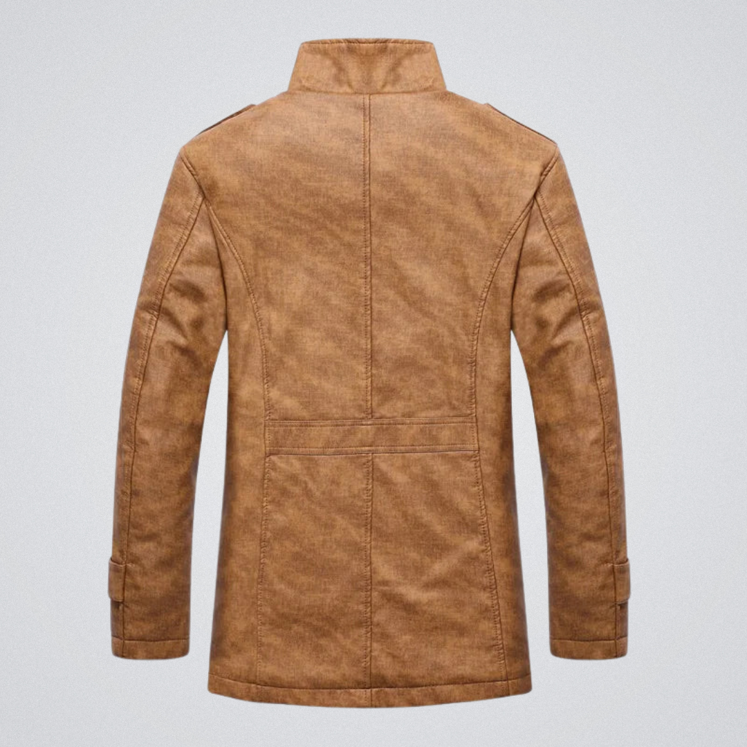 Men's Winter Jacket with Fleece Lining – Stylish Casual Jacket for Cold Days