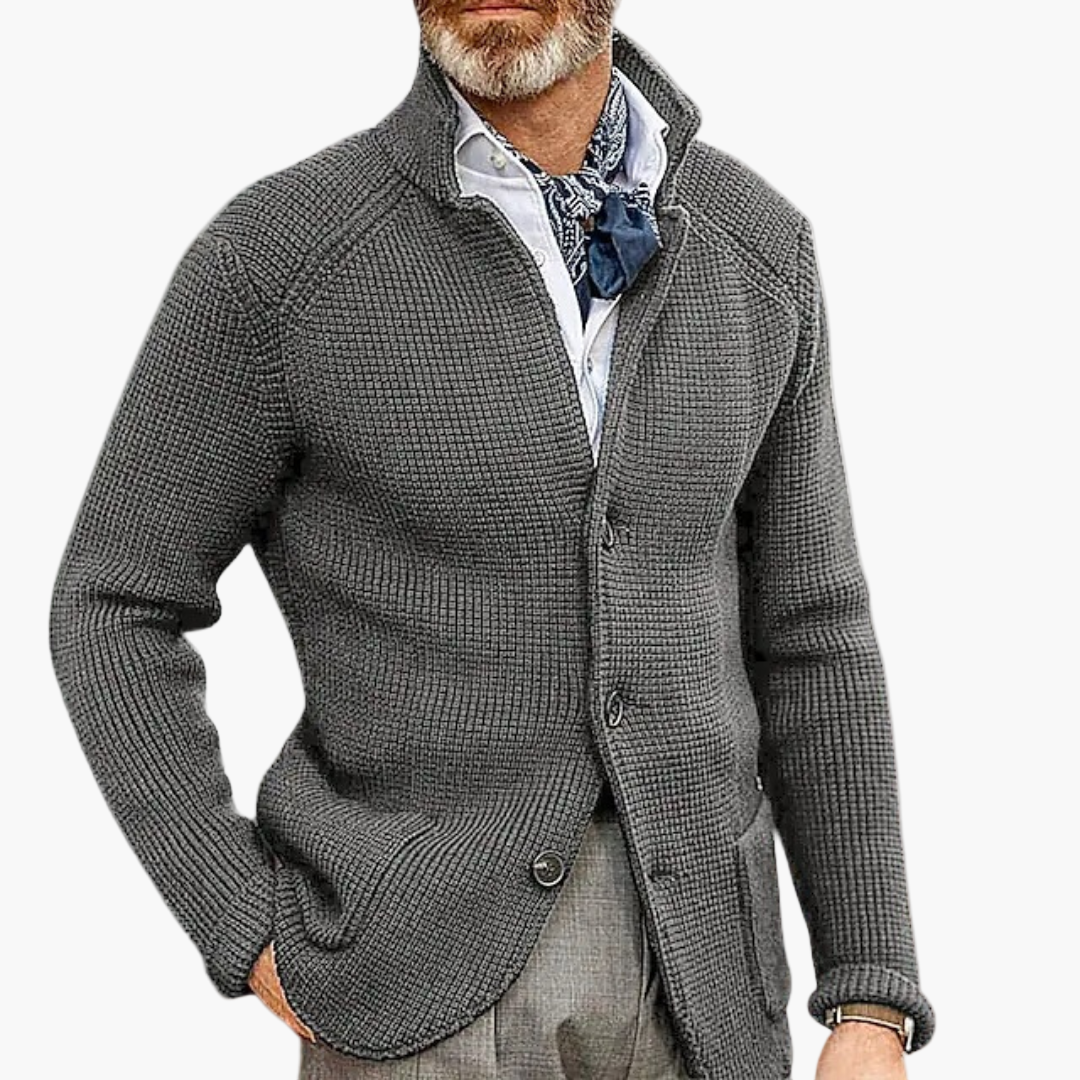 Men's Knitted Vest – Stylish and Comfortable Cardigan for Business and Casual Use