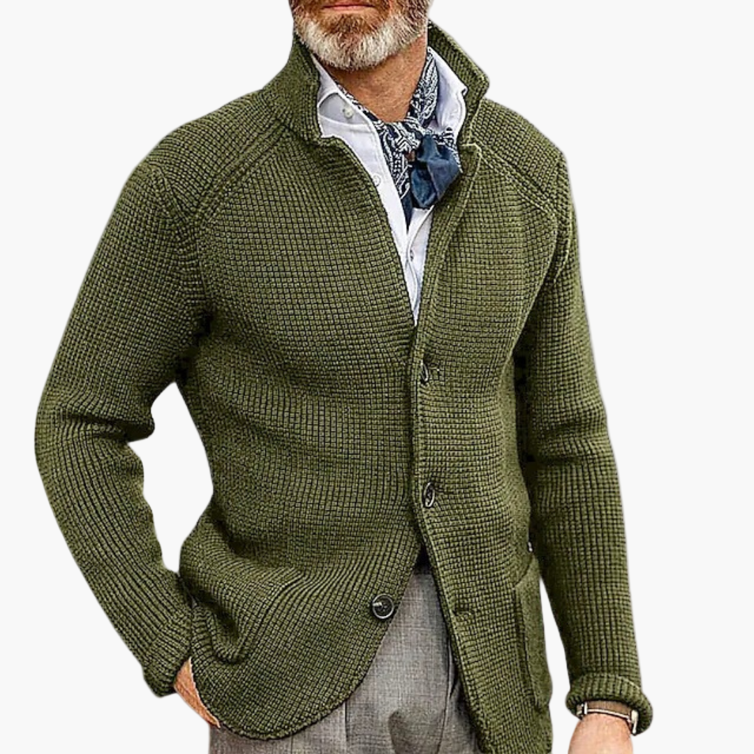 Men's Knitted Vest – Stylish and Comfortable Cardigan for Business and Casual Use
