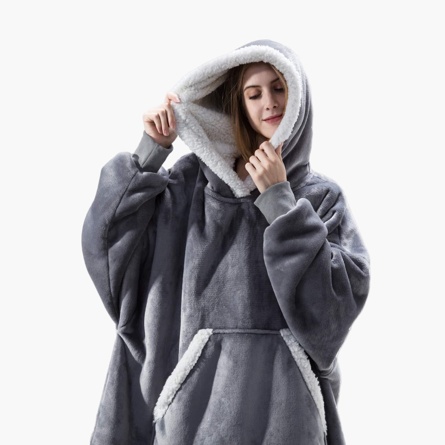 Women's Oversized Hoodie Blanket – Ultimate Comfort for Couch & Lounge