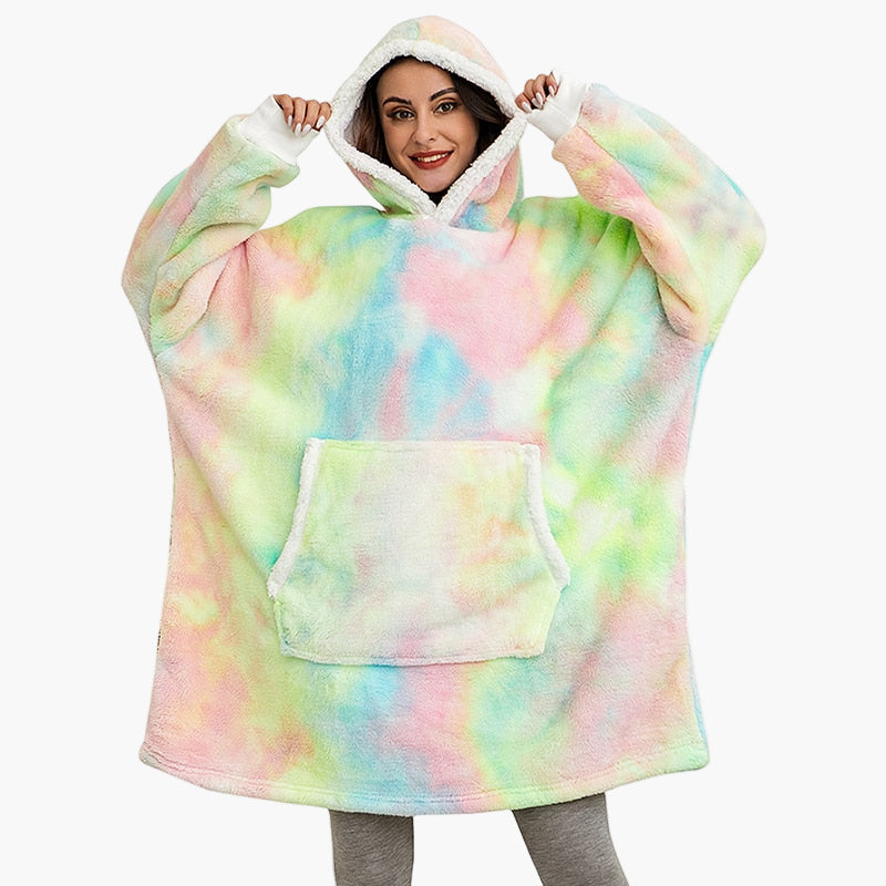 Women's Oversized Hoodie Blanket – Ultimate Comfort for Couch & Lounge