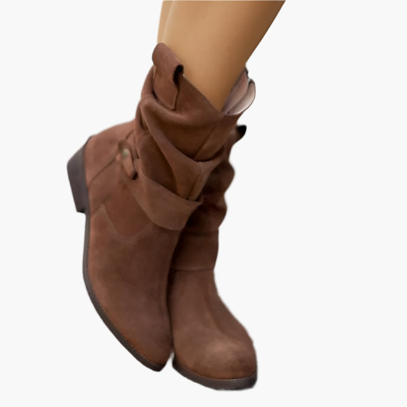 Women's Boots Low Shaft with Zipper – Comfortable and Stylish Fashion Boots for Daily Use